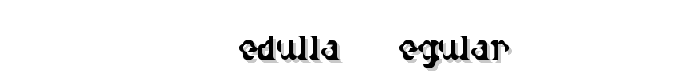 Medulla Regular font